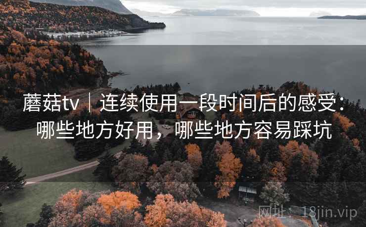 蘑菇tv｜连续使用一段时间后的感受：哪些地方好用，哪些地方容易踩坑