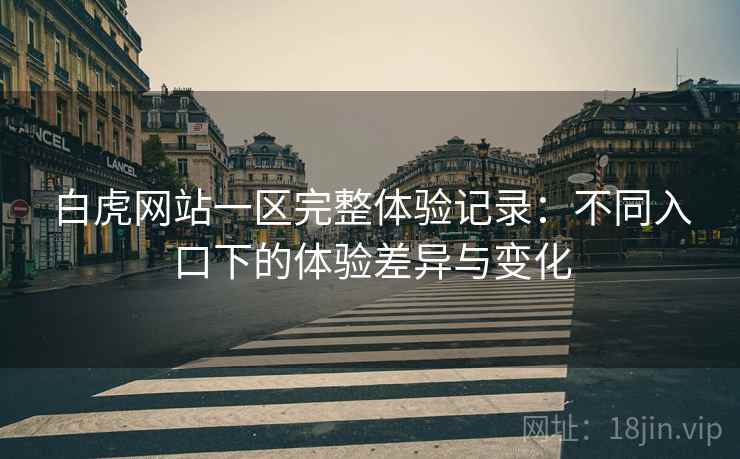 白虎网站一区完整体验记录：不同入口下的体验差异与变化