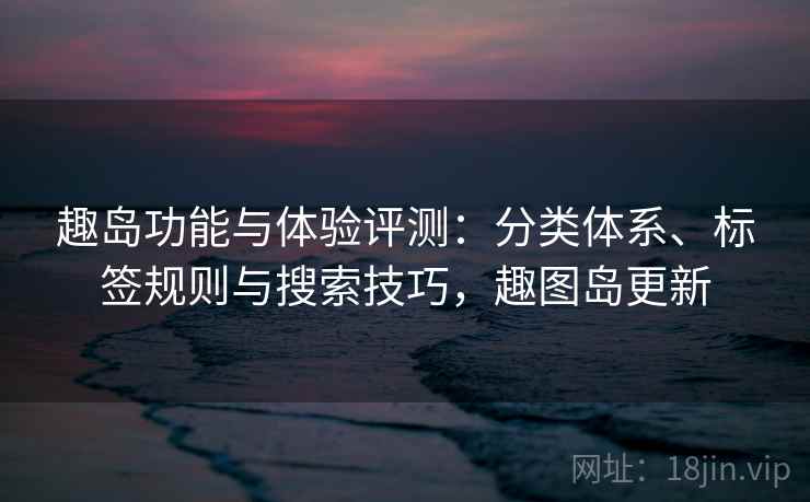 趣岛功能与体验评测:分类体系、标签规则与搜索技巧,趣图岛更新