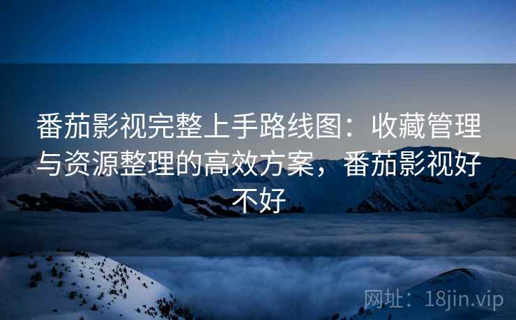 番茄影视完整上手路线图:收藏管理与资源整理的高效方案,番茄影视好不好